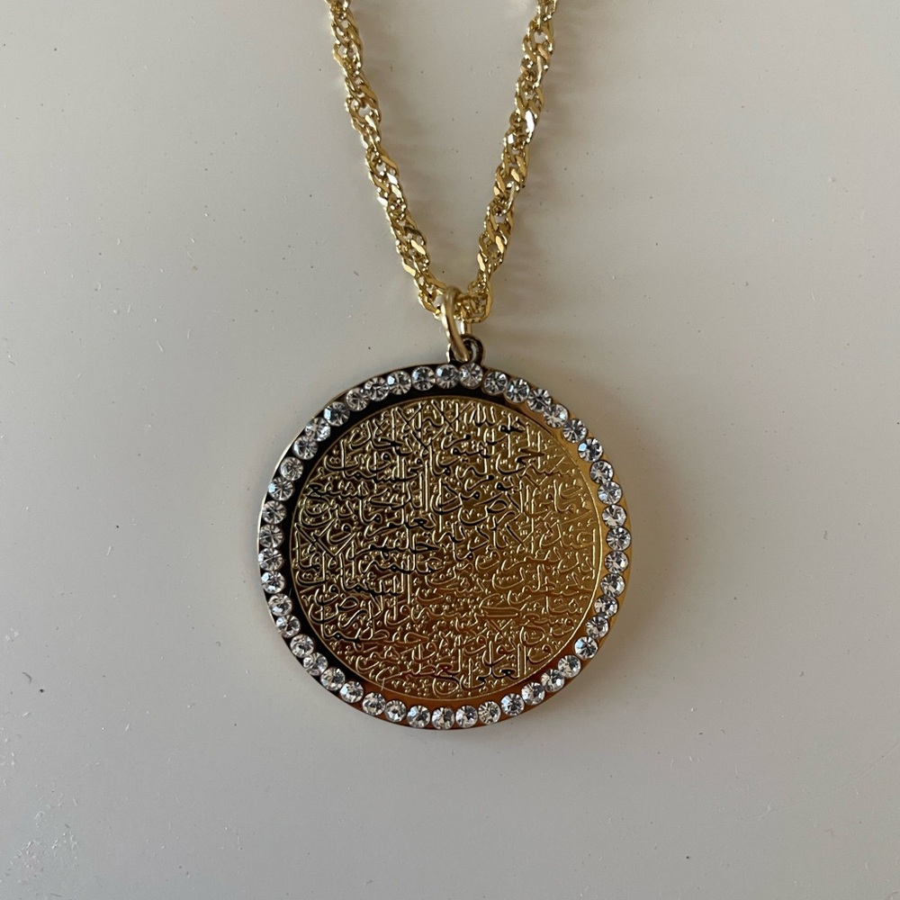 18K Gold Plated Pendant Necklace